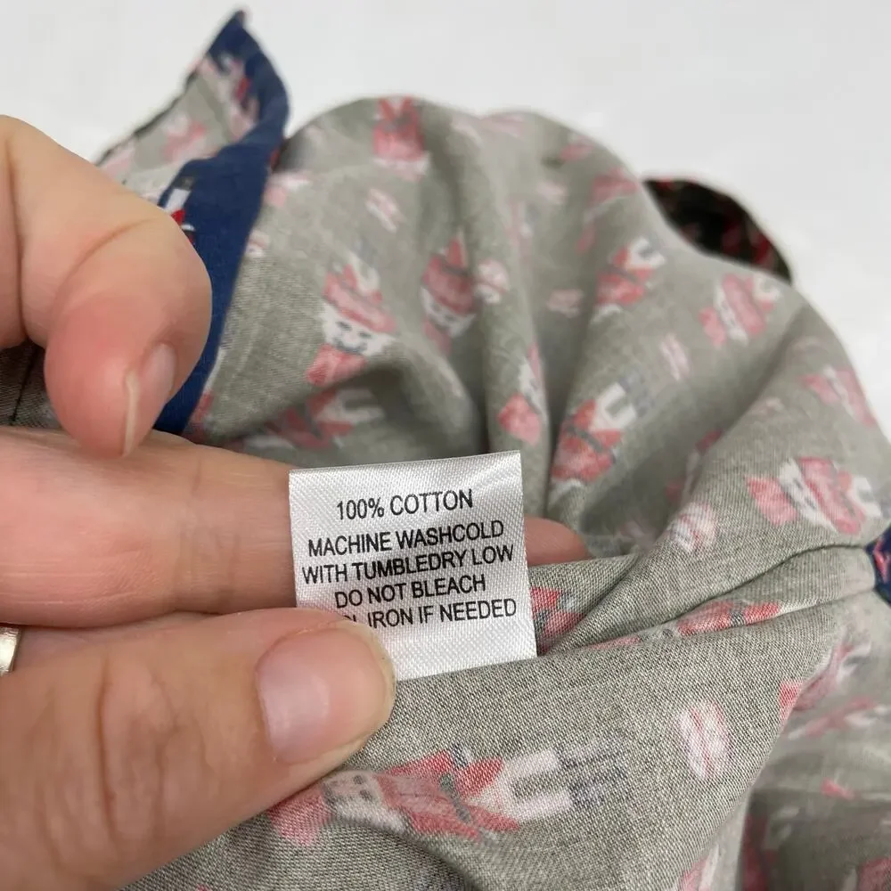 NWT TukTuk Designs 7-8Y Green Nutcracker Button Up